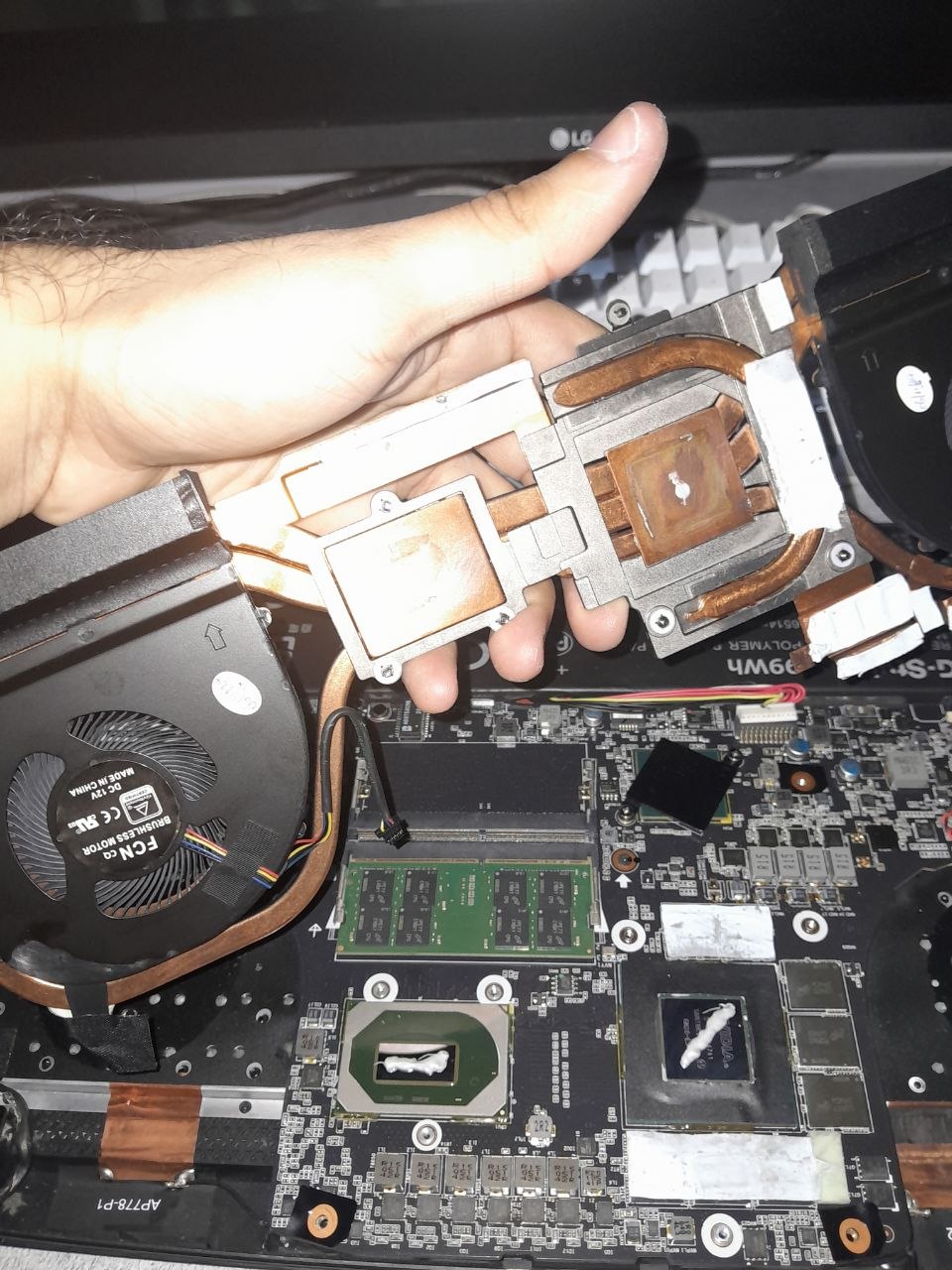Laptop Thermal Overhaul Before